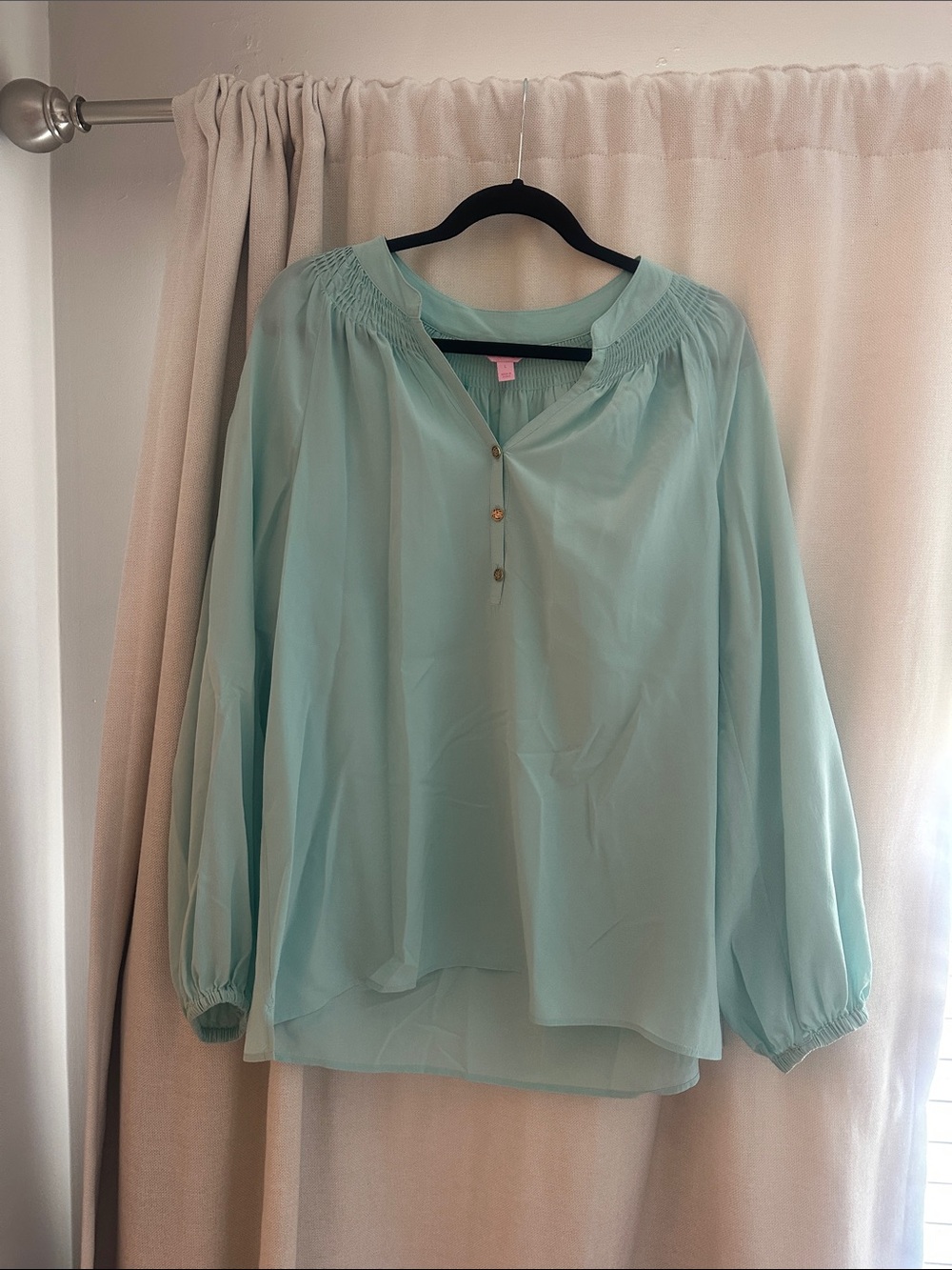 Lilly Pulitzer Elsa Top in Aqua